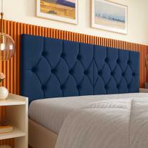 Cabeceira Capitonê Estofadada Fixação na Parede Box Queem.