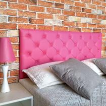 Cabeceira Capitonê Rosa Pink King 195 X 120