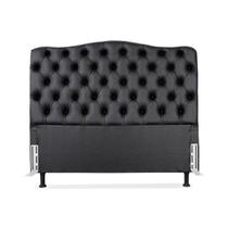 Cabeceira Casal 138 - Bello Box - Dunas Sintético Preto Cabeceira Casal 138 - Bello Box - Dunas Sintético Preto