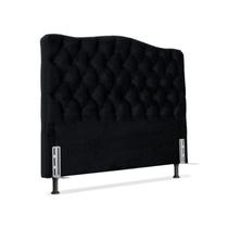 Cabeceira Casal 138 - Bello Box - Dunas Suede Preto