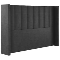 Cabeceira Casal 138 cm Barcell Veludo Preto Soon Cabeceira Casal 138 cm Barcell Veludo Preto Soon