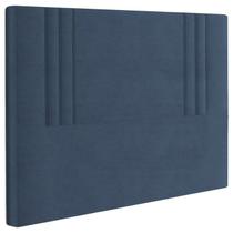 Cabeceira Casal 138 cm London Veludo Azul Soon Cabeceira Casal 138 cm London Veludo Azul Soon