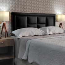 Cabeceira Casal 140 Cama Box Diamond 2 Módena V2H4 Preto Corano Painel RBL Cabeceira Casal 140 Cama Box Diamond 2 Módena V2H4 Preto Corano Painel RBL