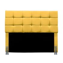 Cabeceira Casal 140 cm Estofada Larissa em Suede Com Frame