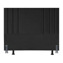 Cabeceira Casal 140 cm Linho Frame Estofada Cama Box Moderna