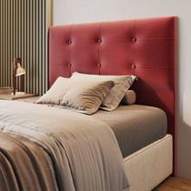 Cabeceira Casal 140 cm Pop Londres Vermelho