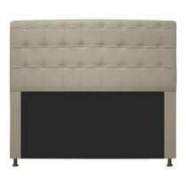 Cabeceira Casal 140cm Ana Para Cama Box Napa Bege - DS Estofados Cabeceira Casal 140cm Ana Para Cama Box Napa Bege - DS Estofados