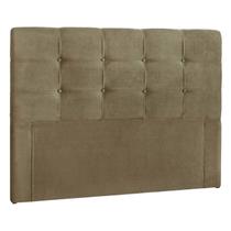 Cabeceira Casal 140cm Daiana Suede Taupe ID Milani Store