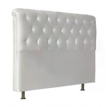 Cabeceira Casal 140cm Emilia Corano Branco Id Corano Branco