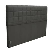 Cabeceira Casal 140cm Suede Roma Gazin