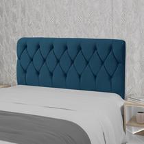 Cabeceira Casal 140cm Viena Plus Azul Cabeceira Casal 140cm Viena Plus Azul
