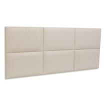 Cabeceira Casal 141x60 Cama Box Modulada Retangular Luno