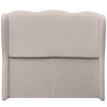 Cabeceira Casal 152cm para Cama Estofada Essenza Suede Creme