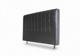 Cabeceira Casal Ana 140cm Suede Preto FdECOR