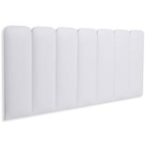 Cabeceira Casal Arredondada Tecido Impermeável 140x60 Cama Box Modulada