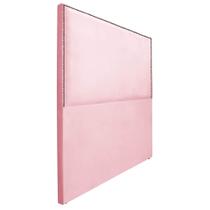 Cabeceira Casal Bali P02 140 cm para cama Box Suede Rosa Bebê - Amarena Móveis