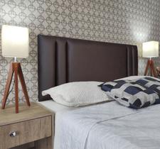 Cabeceira Casal Box 138 Siena Marrom material ecológico De Parede RBL Cabeceira Casal Box 138 Siena Marrom material ecológico De Parede RBL