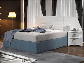 Cabeceira Casal Brecia 1,40 com Criados Conquista Branco