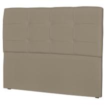 Cabeceira Casal Cama Box 160 cm London material sintético Areia - JS Móveis