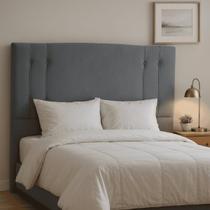 Cabeceira Casal Cama Box Estofada Camille 140 cm Veludo