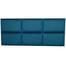Cabeceira Casal Cama Box Modena H6 Modulos Suede Liso Azul Royal 140 x 60 RBL Cabeceira Casal Cama Box Modena H6 Modulos Suede Liso Azul Royal 140 x 60 RBL
