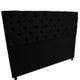 Cabeceira Casal Capitonê Suede Liso Preto 140 X 120 RBL Cabeceira Casal Capitonê Suede Liso Preto 140 X 120 RBL