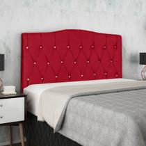 Cabeceira Casal Celine para Quarto 140cm Vermelho Cabeceira Casal Celine para Quarto 140cm Vermelho
