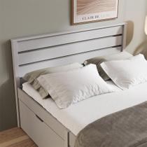 Cabeceira Casal Charme Beauty Cool Gray
