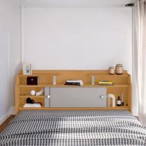 Cabeceira Casal com Portas Elisa Naturalle e Off White
