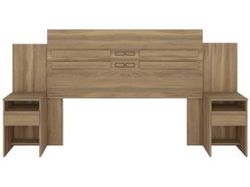 Cabeceira Casal com Sommier Pintura UV Demóbile Triunfo Amendola Touch