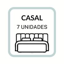 Cabeceira Casal de Placas Bege 1,40 Estofada Placas Kasabela
