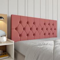 Cabeceira Casal Elisa Estofada Capitone Dobrável 140cm Fixação Parede Moderna Elegante Cabeceira Casal Elisa Estofada Capitone Dobrável 140cm Fixação Parede Moderna Elegante