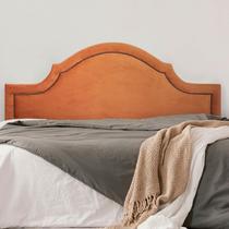 Cabeceira Casal Estofada para Cama Box Provençal Luxo com Tachas 140x60cm
