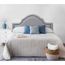 Cabeceira Casal Estofada Provençal Luxo com Tachas Cabeceira Casal Estofada Provençal Luxo com Tachas