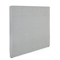 Cabeceira Casal Estofada Serena ÉDEZ, 138 cm, Linho Cinza