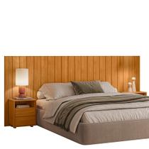 Cabeceira Casal Extensível Frida com Mesas de Cabeceira - Madetec