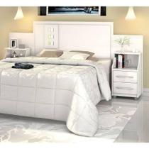 Cabeceira casal florida branco Cabeceira casal florida branco