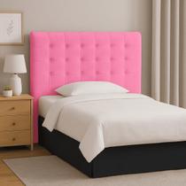 Cabeceira Casal king de Cama Box Estofada Ana 195 cm Veludo