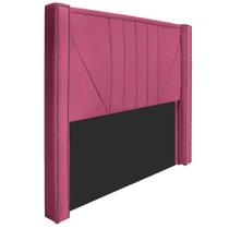 Cabeceira Casal Minsk P02 140 cm para cama Box Sintético Pink - Amarena Móveis