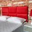 Cabeceira Casal Módulos com Pés Módena H6 Suede Liso Vermelho 140 x 120 Rbl Cabeceira Casal Módulos com Pés Módena H6 Suede Liso Vermelho 140 x 120 Rbl
