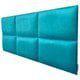 Cabeceira Casal Modulos Módena H6 Suede Liso Azul Turquesa 140 x 60 Rbl Cabeceira Casal Modulos Módena H6 Suede Liso Azul Turquesa 140 x 60 Rbl