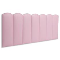 Cabeceira Casal Nuvem Tecido Sintético 140x60 Cama Box Modulada