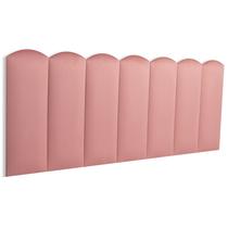 Cabeceira Casal Nuvem Veludo 140x60 Cama Box Modulada