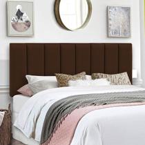 Cabeceira Casal para Cama Box Estofada Madri 1.40m Eco couro