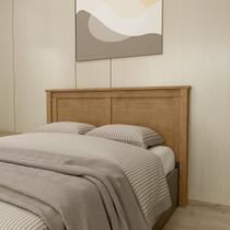 Cabeceira Casal para Cama Box Freijó Topázio Madeira Pinus - Finestra