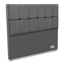 Cabeceira Casal Piave Linho Cinza 140x125x12 Ortobom