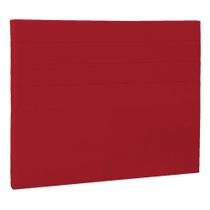 Cabeceira Casal Porto P04 140 cm Suede Vermelho TCA 53 - Amarena Móveis