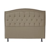 Cabeceira Casal Queen 160cm Para Cama Box Diana Suede Capuccino - DS Estofados