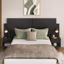 Cabeceira Casal/Queen c/2 Mesas Cabeceira Multimóveis MP4317