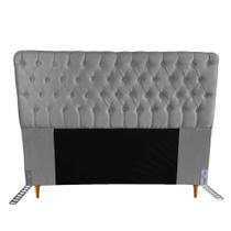 Cabeceira Casal Queen Cama Box Estofada 1,6m Quarto Marbela